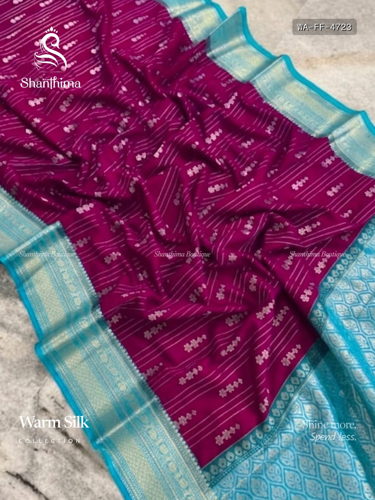 Warm Silk Flowers Flower Magenta Sky Blue