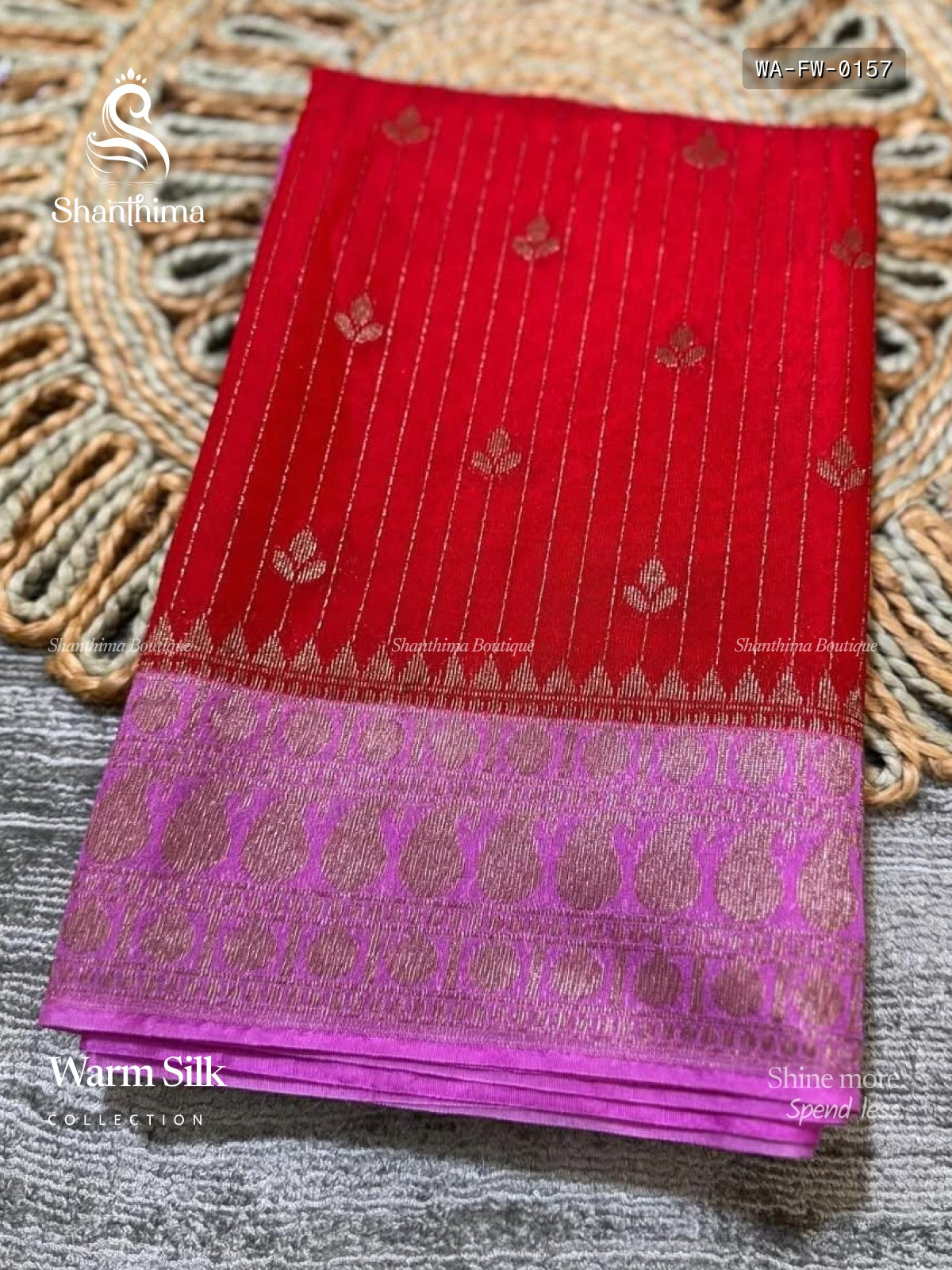 Warm Silk Flowers Mango Peacock Chakra Red Baby Pink