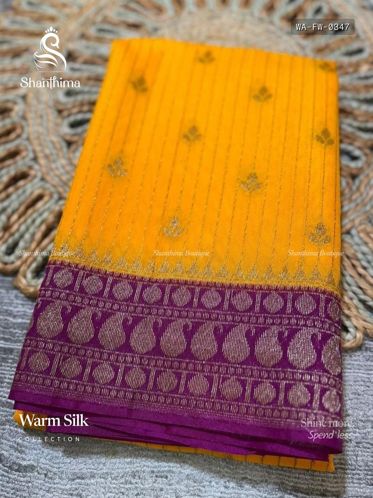 Warm Silk Flowers Mango Peacock Chakra Yellow Magenta